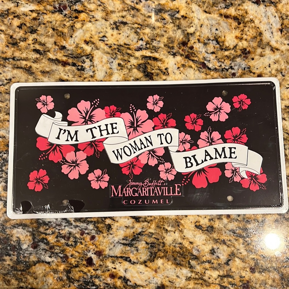 NWT Jimmy Buffett Margaritaville license plate